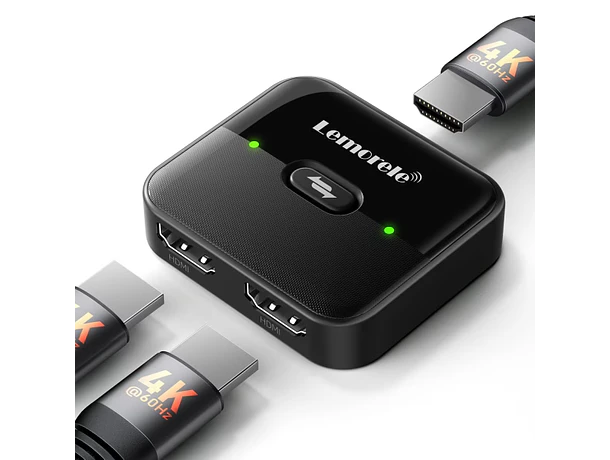 Switch HDMI Bidireccional 4K 60Hz Lemorele HS001