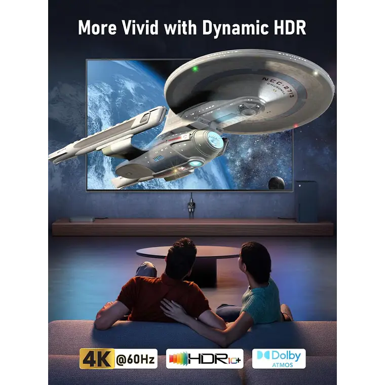 Switch HDMI Bidireccional 4K 60Hz Lemorele HS001 6