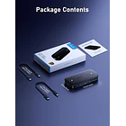 Conmutador KVM para 2 Computadores y Múltiples Periféricos Lemorele H200 7