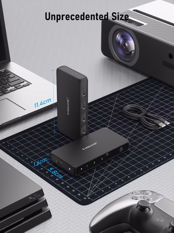 Switch HDMI 4K con Control Remoto Lemorele G99 5