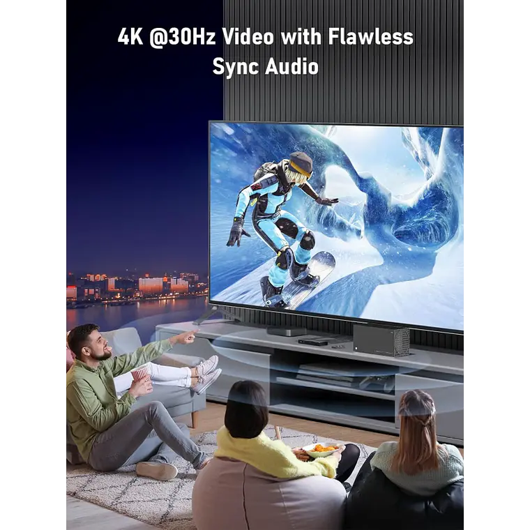 Switch HDMI 4K con Control Remoto Lemorele G99 2