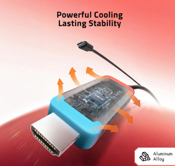 Cable USB-C a HDMI para Nintendo Switch 2 Lemorele L100 4