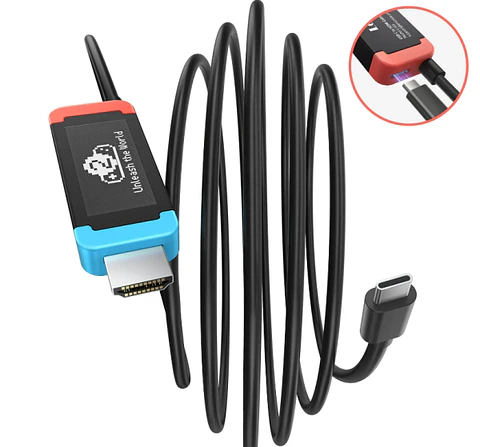 Cable USB-C a HDMI para Nintendo Switch 2 Lemorele L100