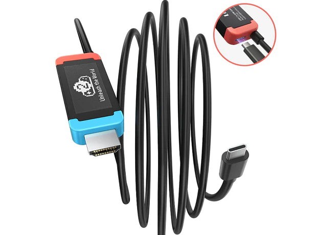 Cable USB-C a HDMI para Nintendo Switch 2 Lemorele L100