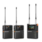Sistema de Audio Inalámbrico UHF Digital de Doble Canal K9 para Cineastas - Miniatura 1