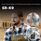 Sistema de Audio Inalámbrico UHF Digital de Doble Canal K9 para Cineastas 3