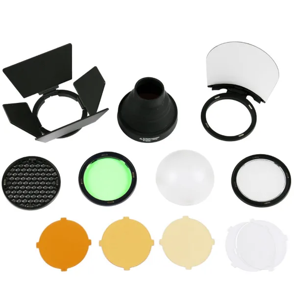 Set de Accesorios para Flashes de Cabeza Redonda Godox AK-R1