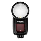 Flash TTL 76 W de Cabeza Circular Magnética para Canon Godox V1-C 1