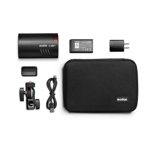 Flash de Estudio Compacto con Batería Godox AD100Pro 7