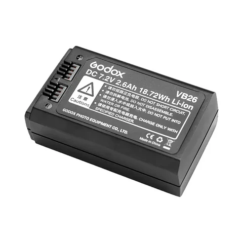 Batería de Repuesto para Flash V1 Compatible con Canon, Nikon, Sony y Fuji Godox VB26
