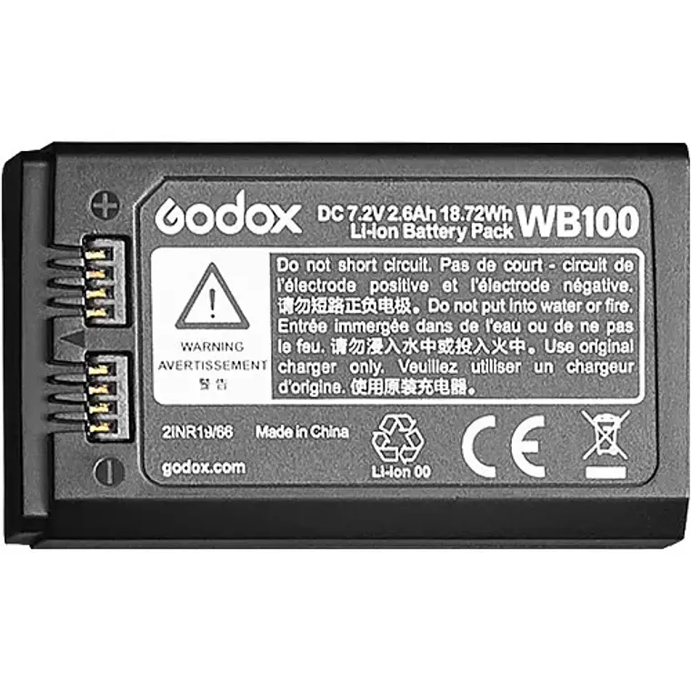 Batería para Flash AD100Pro Godox WB100 1