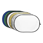 Reflector Plegable 7 Colores 150×200 cm con Chroma Verde y Azul Godox 1