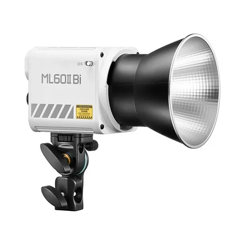 Luz LED Bicolor 70 W con Empuñadura y Battery Grip AK-B01 Godox ML60II BI Kit1