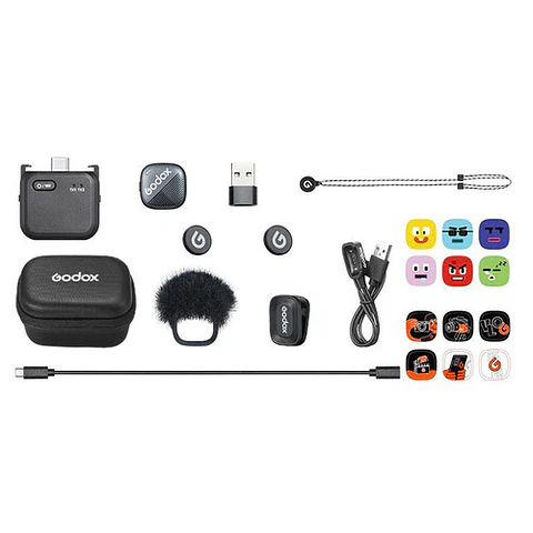 Kit de Micrófono Inalámbrico para Osmo Pocket hasta 200 m Godox Cube-OP3