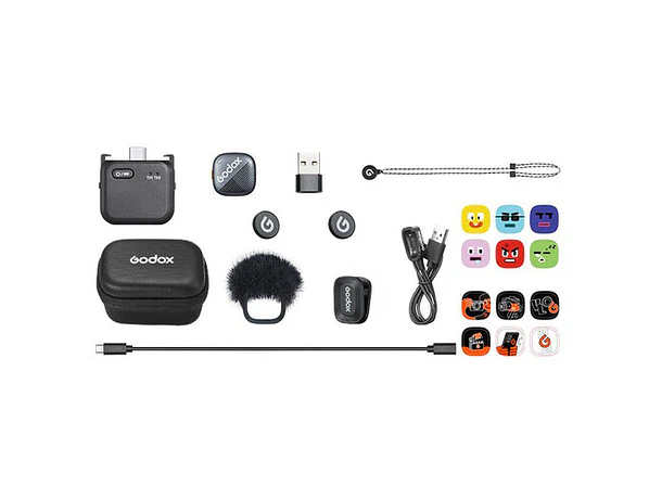 Kit de Micrófono Inalámbrico para Osmo Pocket hasta 200 m Godox Cube-OP3