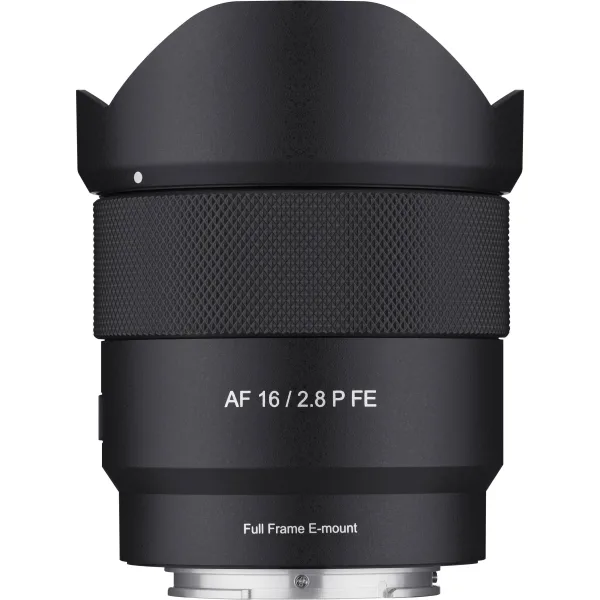 Lente Autofoco Full Frame 16 mm f/2.8 para Sony E Samyang AF 16mm f/2.8 P FE 3