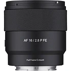 Lente Autofoco Full Frame 16 mm f/2.8 para Sony E Samyang AF 16mm f/2.8 P FE 7