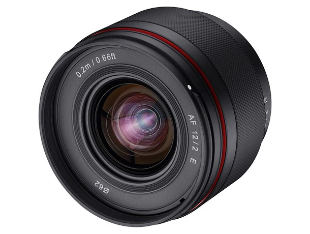 Lente Compacto Ultra Gran Angular APS-C 12 mm f/2 para Sony E Samyang AF 12mm F2