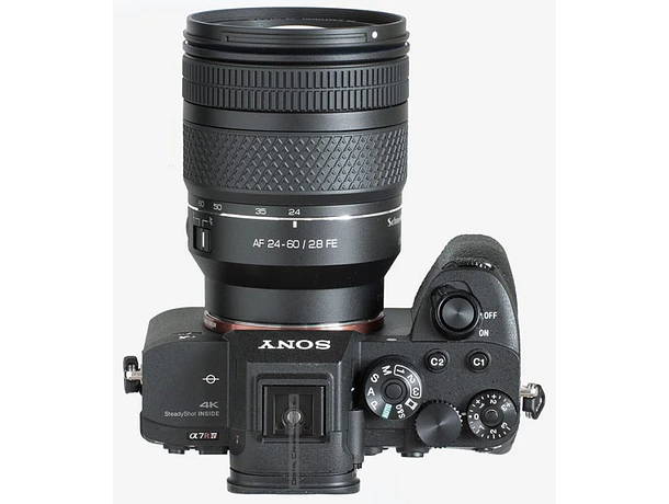 Lente Premium Full Frame 24-60 mm f/2.8 para Sony E Schneider-Kreuznach x Samyang AF 24-60mm F2.8 FE