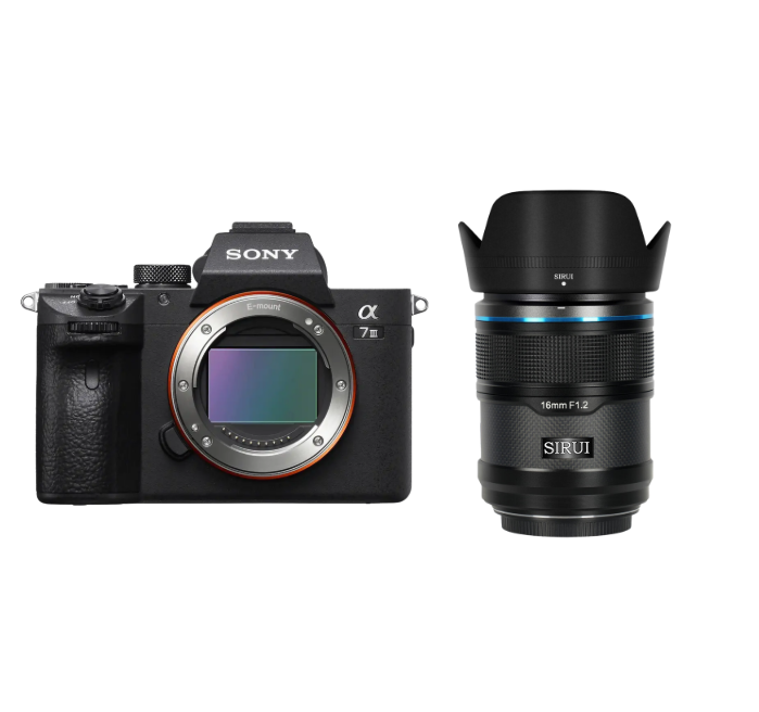 Cámara Sony A7 III Body + Lente Sirui Sniper 16 mm f/1.2  1