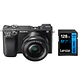 Cámara Sony A6100 + Lente 16-50mm + Tarjeta de Memoria SD Lexar 128GB 800x PRO UHS-I SDXC - Miniatura 1