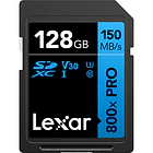 Cámara Sony A6100 + Lente 16-50mm + Tarjeta de Memoria SD Lexar 128GB 800x PRO UHS-I SDXC 3