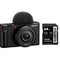 Cámara Mirrorless Sony ZV-1F + Memoria Lexar 64gb sdxc uhs-I v30 - Miniatura 1