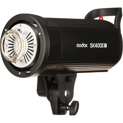 Flash de Estudio con Lámpara LED Incorporada y Montura Tipo Bowens Godox SK400II-V