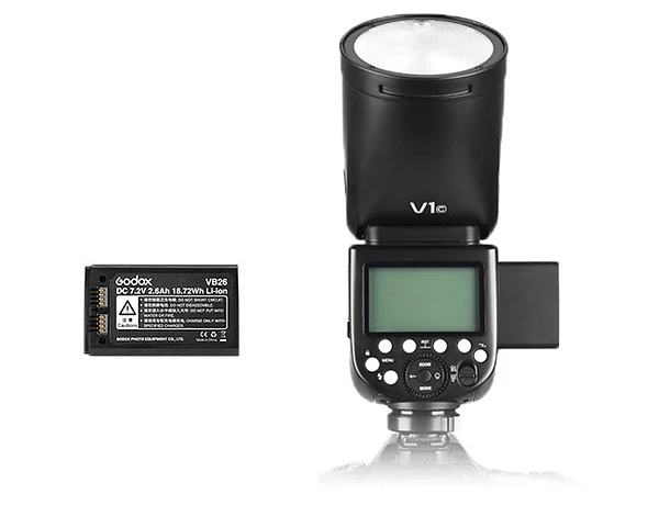 Flash TTL 76 W de Cabeza Circular Magnética para Canon Godox V1-C