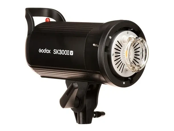 Flash de Estudio con Lámpara LED Incorporada y Montura Tipo Bowens Godox SK300II-V