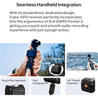 Kit de Micrófono Inalámbrico para Osmo Pocket hasta 200 m Godox Cube-OP3 8