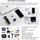 Kit de Micrófono Inalámbrico para Osmo Pocket hasta 200 m Godox Cube-OP3 10
