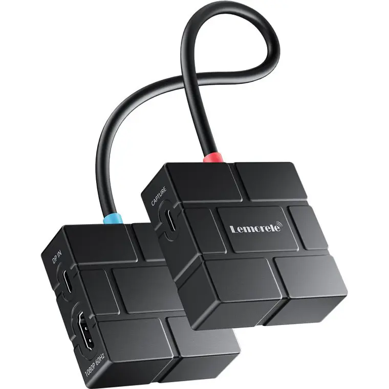 Capturadora de Video 1080p con Hub USB-C Lemorele AC12 1