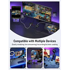 Capturadora de Video 1080p con Hub USB-C Lemorele AC12 7