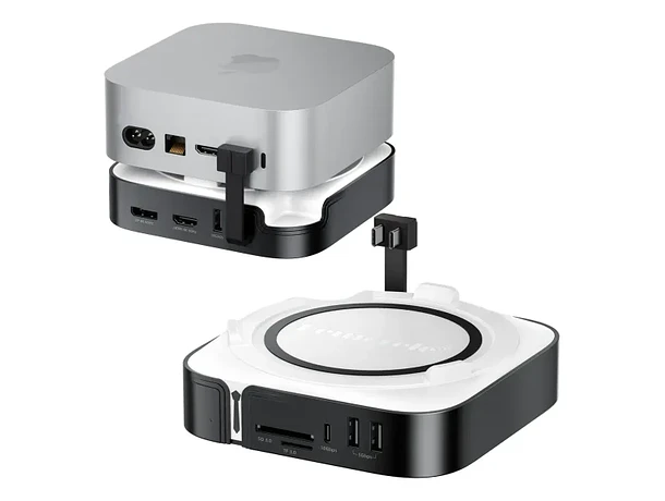 Docking Station para Mac Mini M4 Lemorele TC800