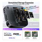 Docking Station para Mac Mini M4 Lemorele TC800 6