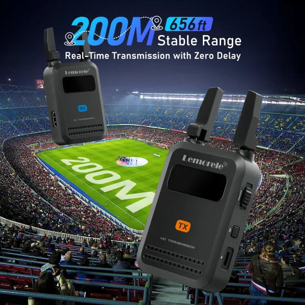 Transmisor Inalámbrico HDMI hasta 200 m Lemorele R5000 4