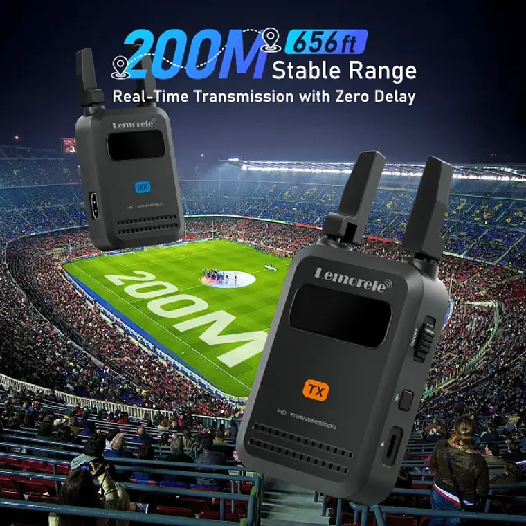 Transmisor Inalámbrico HDMI hasta 200 m Lemorele R5000 4