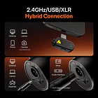 Micrófono Maono PD200W para Podcasting Híbrido 5