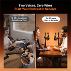 Micrófono Maono PD200W para Podcasting Híbrido 8