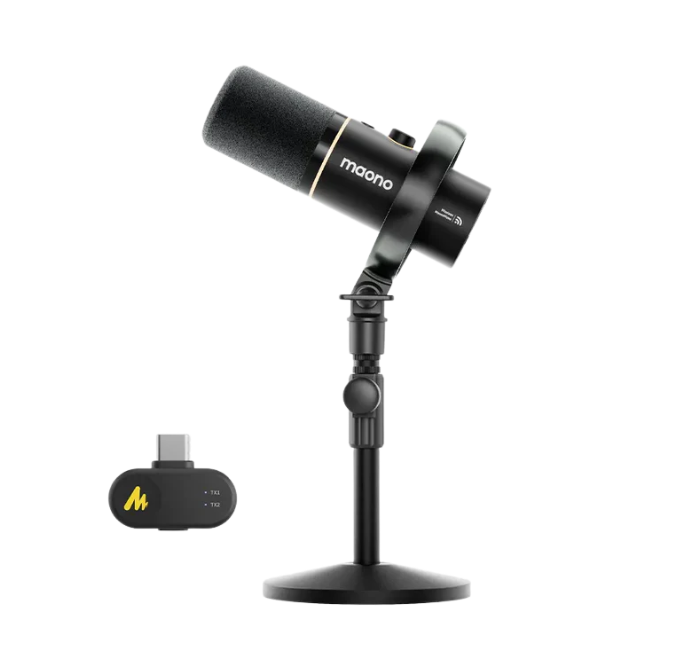Micrófono Maono PD200W para Podcasting Híbrido 1