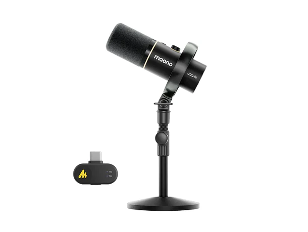 Micrófono Maono PD200W para Podcasting Híbrido