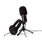 Pack de Podcast con Audífonos y Micrófono USB Zoom ZUM-2PMP 7