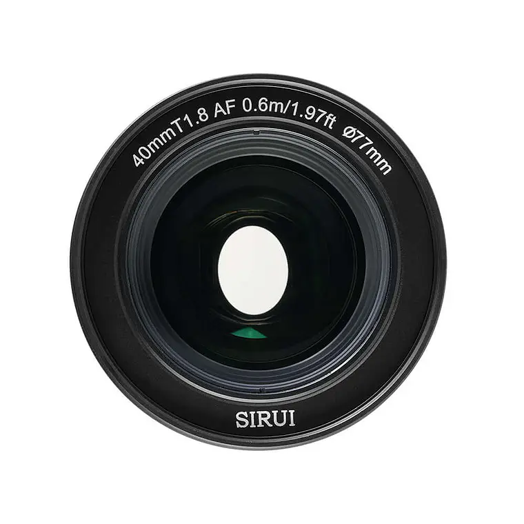 Lente Sirui 40mm T1.8 Autofoco Anamorfico 1.33X Montura Sony E 6