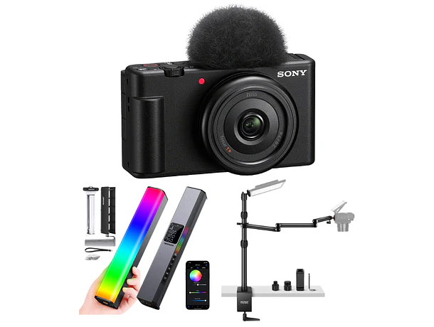 KreaKit Mamá Creadora Contenido Cocina Sony ZV-1F + Neewer TL253A + Neewer RGB1