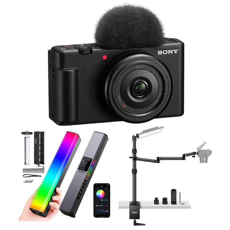 KreaKit Mamá Creadora Contenido Cocina Sony ZV-1F + Neewer TL253A + Neewer RGB1 1