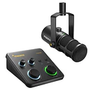 KreaKit Mamá creadora contenido Podcast Micrófono Maono PD400X XLR USB + Interface Maono PS22 Lite 1