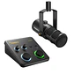 KreaKit Mamá creadora contenido Podcast Micrófono Maono PD400X XLR USB + Interface Maono PS22 Lite - Miniatura 1