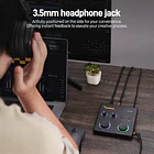KreaKit Mamá creadora contenido Podcast Micrófono Maono PD400X XLR USB + Interface Maono PS22 Lite 8