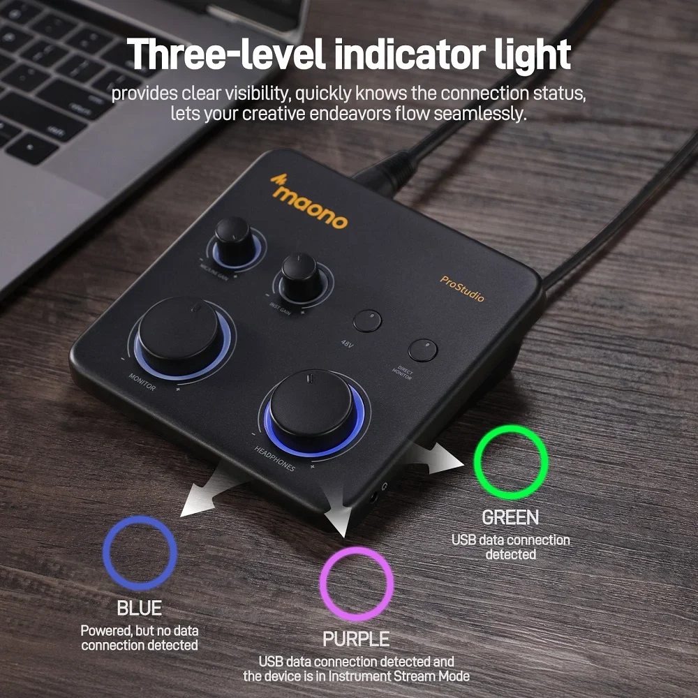 KreaKit Mamá creadora contenido Podcast Micrófono Maono PD400X XLR USB + Interface Maono PS22 Lite 11